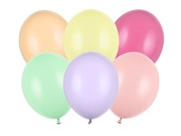 Pastell - Luftballons 30cm Pastell Bunt-Mix 50 Stk.