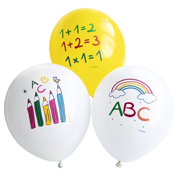 Luftballons "ABC" 6 Stk.