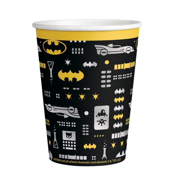 Pappbecher "Batman" 8 Stk. 250 ml