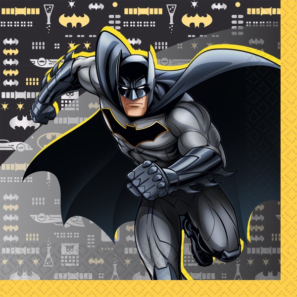 Servietten "Batman" 16 Stk. 33 x 33 cm